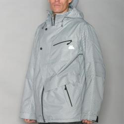 Rip Curl Men's 'Trip Out' White/ Black Snowboard Jacket