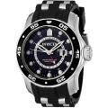 Invicta Men's 'Pro Diver' GMT Black Polyurethane Watch