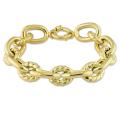 18k Yellow Gold 7-inch Large Oval Link Bracelet