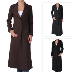 Adi Designs Junior's Full Length Wool Blend Coat