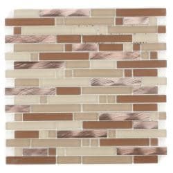 ICL Glass and Metal Mix Tiles (Pack of 11)