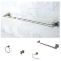 Satin Nickel 4-piece Bathroom Accessory Set