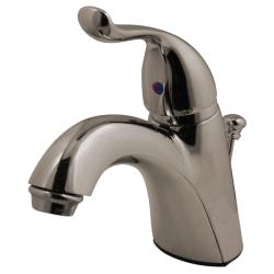 Satin Nickel Single-lever Handle Bathroom Faucet
