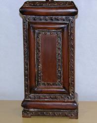 Traditional Antique Hammered Metal Panel Lamp