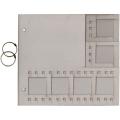 Fabscraps Grey 'Film Strip' Die-Cut Chipboard Album