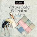 Fabscraps 'Vintage Baby Collection' Mini Paper Booklet