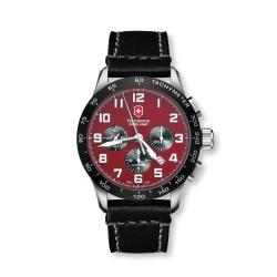 Swiss Army Men's 'Air Boss' Red Dial Automatic Watch