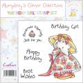 Humphrey's Birthday Girl Unmounted Corner Rubber Stamp Set