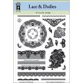 Hot Off The Press 'Lace and Doilies' Acrylic Stamps Sheet