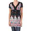 Journee Collection Women's Brushed Knit Short Sleeve Tunic