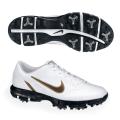 Nike Men's Air Rival White/ Brown Golf Shoes