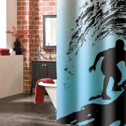 Ride the Pipe 72-inch Shower Curtain 