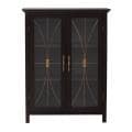 Veranda Bay Dark Espresso 2 Door Floor Cabinet