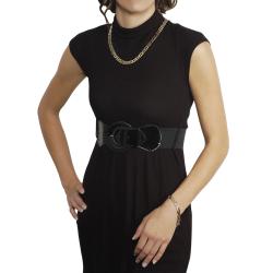 Stainless Steel Two-tone Link Necklace and Bracelet Set