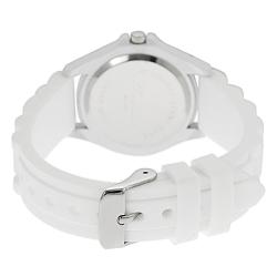 Tressa Women's Rhinestone-accented Silicone Watch