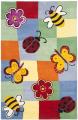 Handmade Children's Garden Friends New Zealand Wool Rug (4' x 6')