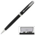 Parker Sonnet Black Lacquer Chrome Trim Ballpoint Pen