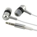 Silver and Black Foldable In-ear Earbud Headphones for MP3 Players