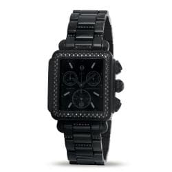 Michele Women's Deco Diamond Noir Watch