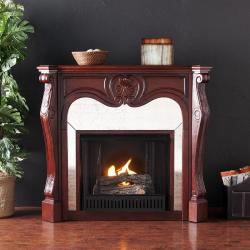 Garrett Cherry Gel Fuel Fireplace