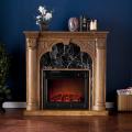 Vickery Old World Oak Electric Fireplace