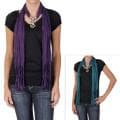 Journee Collection Women's Rose Charm Fashion Scarf