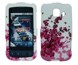 Protector Phone Cover Case for LG Optimus S / Optimus U LS670 - Spring Flowers