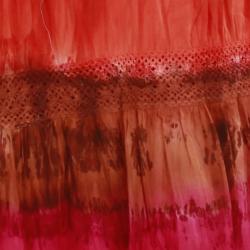 RQT Plus Size Tiered Skirt with Crochet Hem