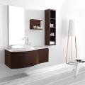 Agatha 48-inch Single-sink Bathroom Vanity Set in Walnut Finish