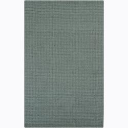 Hand-tufted Mandara Blue Rug (4' x 6')