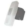 SKQUE Sandisk Sansa Express Clear Silicone Case with Armband