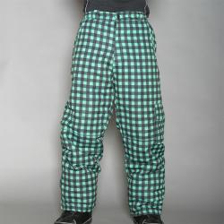 Pipeline Men's Park Check Green Snowboard Pants