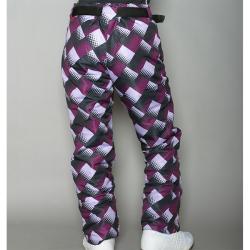 Pipeline Women's 'Check' Purple Snowboard Pants
