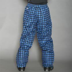 Pipeline Men's Park Check Blue Snowboard Pants
