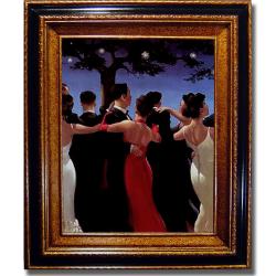 Jack Vettriano 'The Waltzers' Framed Canvas Art