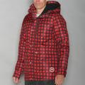 Pipeline Men's Park Check Red Snowboard Jacket