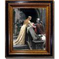 Edmund Leighton 'Godspeed' Framed Canvas Art