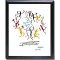 Pablo Picasso 'Dance of Youth' Framed Canvas Art