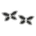 Tressa Sterling Silver Cubic Zirconia Butterfly Earrings