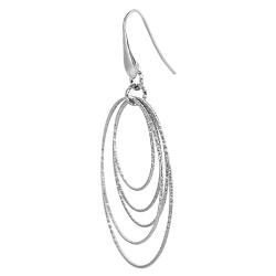 Sterling Silver Multiple Circle Earrings