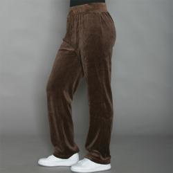 Kim Rodgers Women's Brown Velour Pants