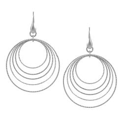 Sterling Silver Multiple Circle Earrings