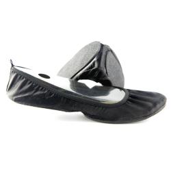 Fit In Clouds Basic Black Foldable Flats