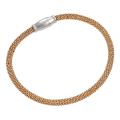 Rose Goldplated Sterling Silver Magnetic Bracelet