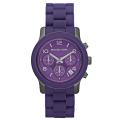 Michael Kors Women's Silicone Runway Purple Chronograph Watch