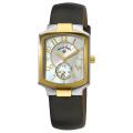 Philip Stein Women's Classic Black Strap Two Tone Watch