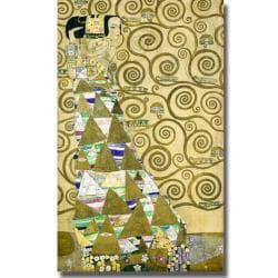 Gustav Klimt 'Expectation' Canvas Art
