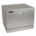 EdgeStar 6 Place Setting Silver Countertop Dishwasher