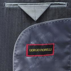 Giorgio Fiorelli Men's Grey Herringbone 2-button Suit