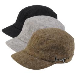 Hailey Jeans Co Women's Chain Accent Military Cap